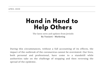 Hand in Hand to Help Others